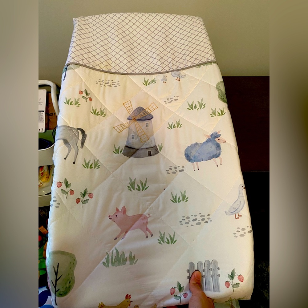 Baby changing pad cover